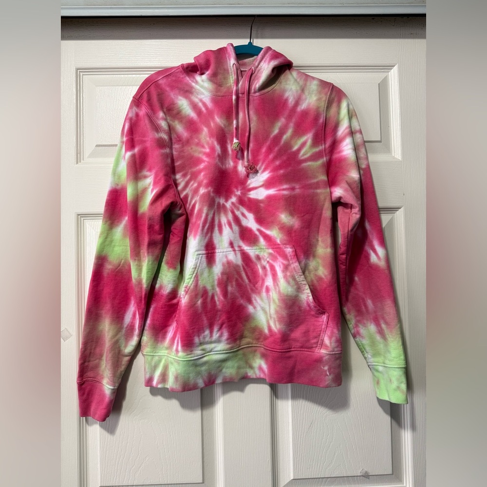 Makers Market Pink Tie-Dye Hoodie